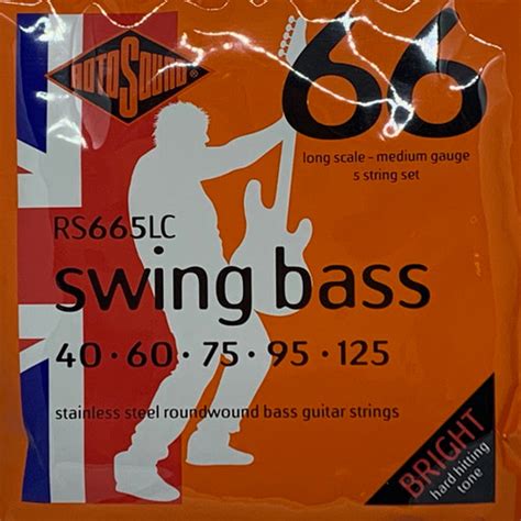 Rotosound Swing Bass 5 String Bass Strings Pro Spec Strings