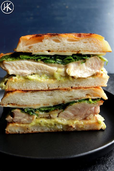 Chicken Avocado Sandwich Headbangers Kitchen