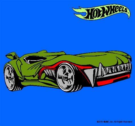 Dibujo de Hot Wheels pintado por Luquitas en Dibujos net el día a las
