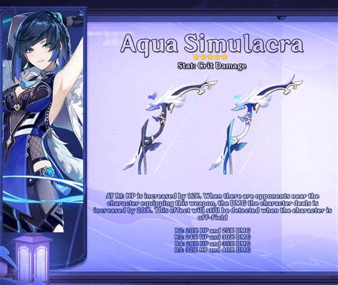 Aqua Simulacra Bow Genshin Impact 2 7 Complete Guide