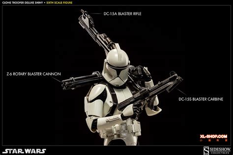 Sideshow Star Wars Clone Trooper Deluxe Shiny 16 Scale Figure