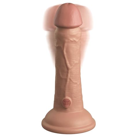 KingCock Elite 6 Vibrating Dual Density Silicone Dildo Vibrators