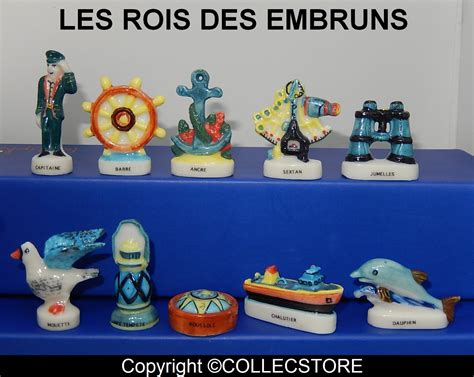 SERIE COMPLETE DE FEVES LES ROIS DES EMBRUNS Fèves de collection