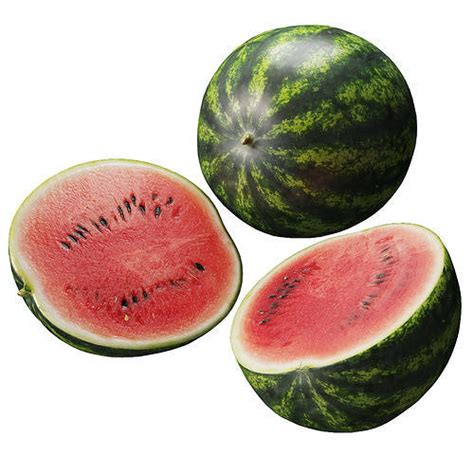 3D model Watermelon - 3 models VR / AR / low-poly | CGTrader