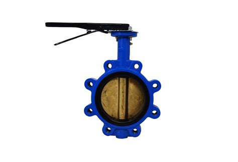 200 PSI Lug Style Butterfly Valve Ductile Iron Body X Aluminum Bronze