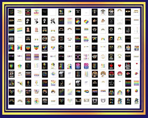 100 LGBT Pride Png Bundle LGBT Lip Png Flag LGBT Png Rainbow Png Bisexual Lesbian Png Be