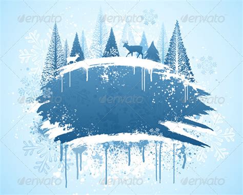 20 Wonderful Winter Illustrations And Graphics From Graphicriver