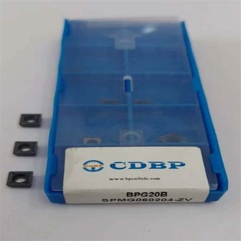 Straight Shank CDBP SPMG 06 Carbide Inserts For Machinery Processing