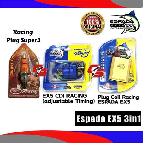 Ex Espada Racing Cdi Adjustable Spark Plug Espada Apido Plug Coil