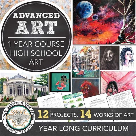 Year Long Advanced High School Art or Semester AP® Art Projects ...