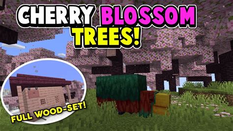 Cherry Blossom Trees Are Coming To Minecraft New Wood Set