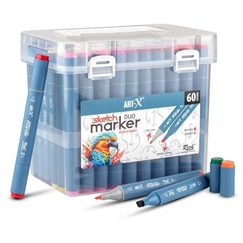 Rich Art X Sketch Marker Duo Ift U Lu Marker Kalem Renk Set Marker