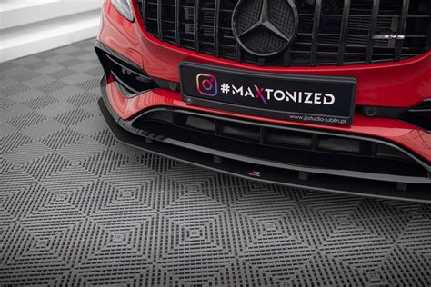 Street Pro Front Splitter Mercedes Benz A 45 Amg Aero W176 Facelift Our Offer Mercedes A