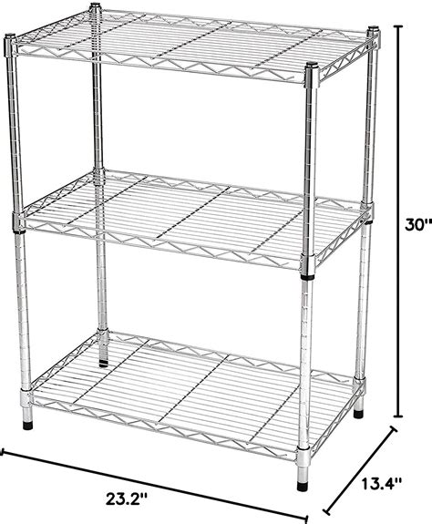 Tienda Basics Estanter A De Almacenamiento Ajustable De Estantes