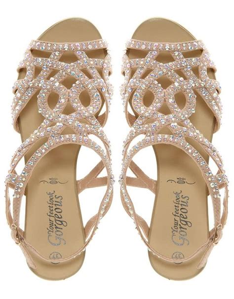 Rhinestone Sandals for Wedding | CraftySandals.com