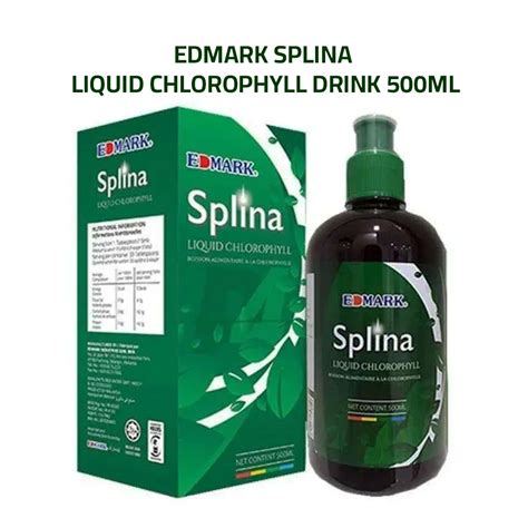 Edmark Splina Liquid Chlorophyll Drink 500ml Shake Off