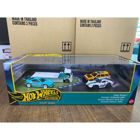 HOT WHEELS PREMIUM GARAGE TEAM TRANSPORT GREDDY READY STOCK PANDEM SUBARU BRZ NISSAN MAXIMA