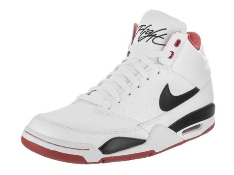 Nike Nike Mens Air Flight Classic Whiteblack Varsity Red Basketball