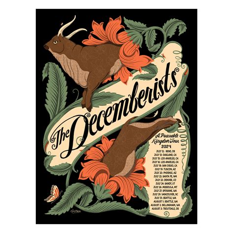 Tour Poster Shop The The Decemberists Official Store
