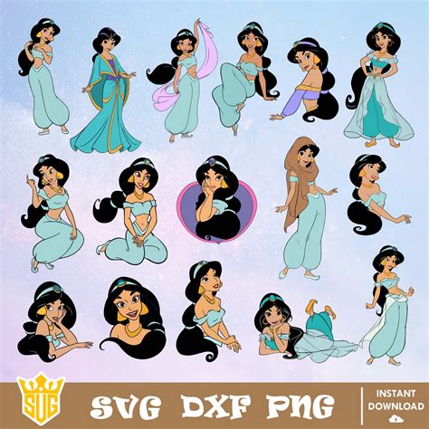 Princess Jasmine Svg Disney Jasmine Svg Files For Cricut And