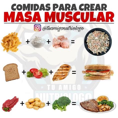 Comidas Para Aumentar Masa Muscular Cuando Nuestro Objetivo Es