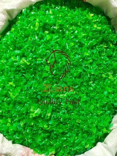 Pet Bottle Flakes Green Color Hot Wash At Best Price In Singapore