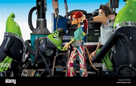 Le Frog Rita And Roddy Flushed Away 2006 Stock Photo Royalty Free Image