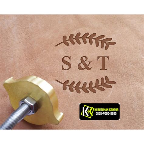 Jual Jual Stempel Bakar Hot Stamp Bahan Triplek Kue Kulit Kayu Emboss Bakar Kota Surabaya