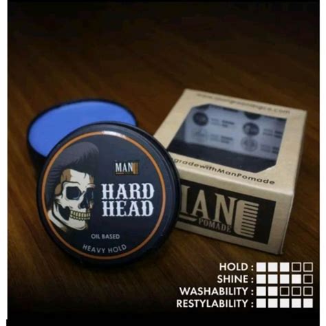 Man Pomade Hard Head Oil Based Pomade Lazada Ph