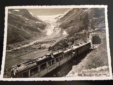 AK Berninabahn bei Alp Grüm 1942 Kaufen auf Ricardo