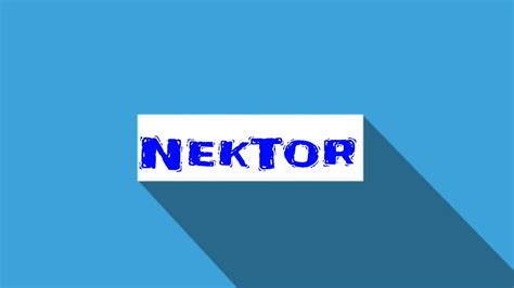 Крутое 2д интро для канала NekTor - YouTube