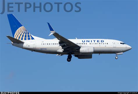 N17753 | Boeing 737-7V3 | United Airlines | Carlos R | JetPhotos