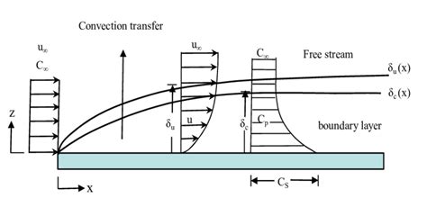 1 Typical Velocity And Concentration Boundary Layer Over A Flat Surface