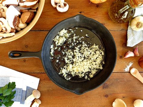 Sautéed Mushrooms with onions, garlic and fresh parsley Istrian Recipe