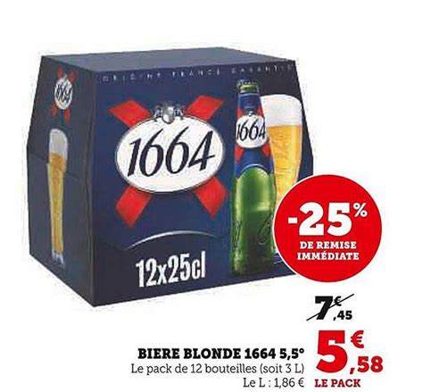Promo Bi Re Blonde Chez Super U Icatalogue Fr