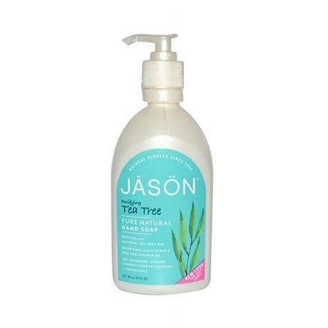 Jason Body Care Pure Natural Hand Soap Purifying Tea Tree 16 Oz 3