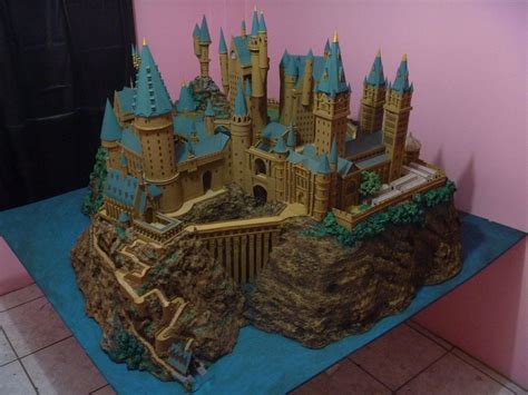 Hogwarts Castle Paper Model Finished By Ana