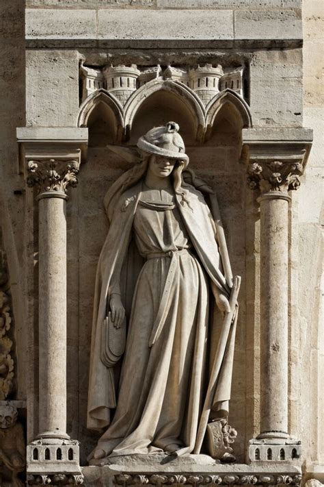 Synagoga In Notre Dame De Parisfrance Cemetery Statues Statue Notre Dame France