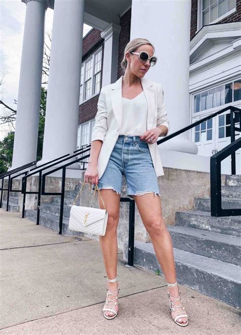 9 Ways to Wear a Blazer with Shorts - Meagan's Moda