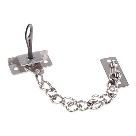 Stainless Steel Window Chain Lock Guard Door Restrictor with for Key ...