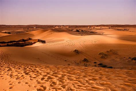 Desert Morocco Sand Dune Dry Landscape Dunes Sahara Gobi Desert