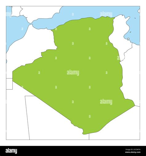 Map Of Algeria High Resolution Stock Photography And Images Alamy