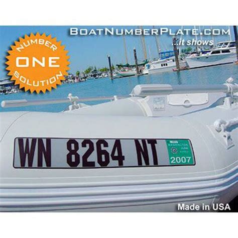 Custom Inflatable Boat Registration Numbers 48 Off