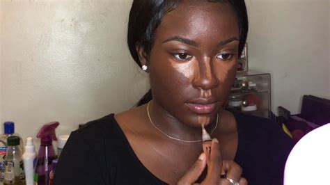 Fall Makeup Tutorial For Dark Skin Highlighting Contouring Youtube