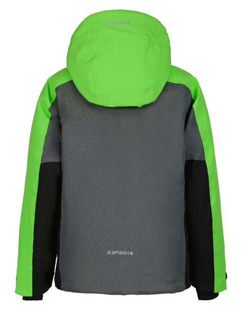 Icepeak Lehr Jr Green Kids Ski Jackets Snowleader