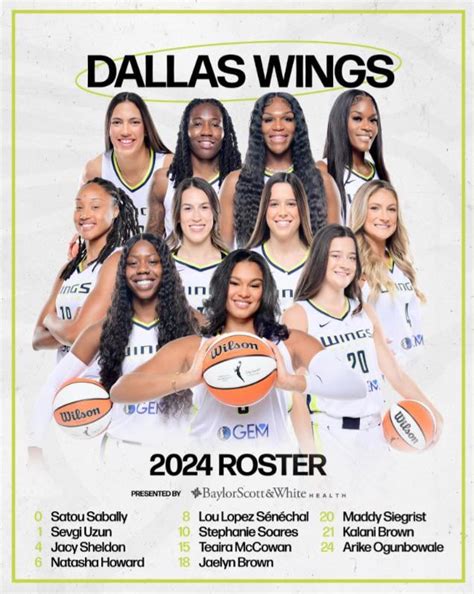 Wnba Dallas Wings Roster 2024 Schedule - Sheba Domeniga