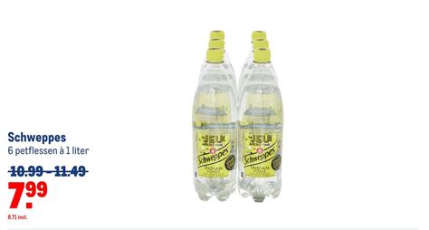 Schweppes Aanbieding Bij Makro