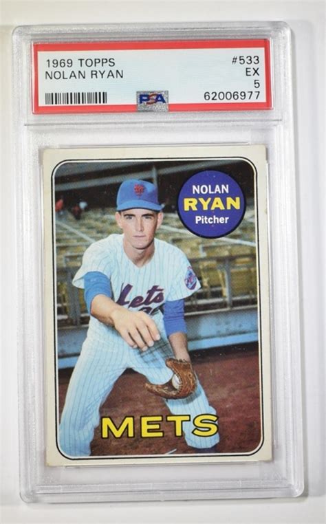 Sold Price 1969 TOPPS NOLAN RYAN 533 PSA EX 5 August 2 0121 11 00