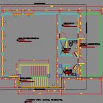 Four Levels Country Hotel With Architectural Plans D Dwg Design Plan