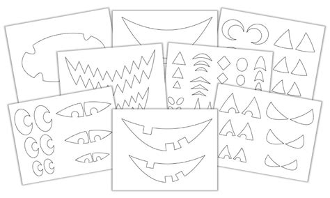 Free Printable Pumpkin Carving Template - The Craft-at-Home Family